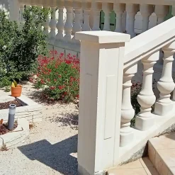 PILIER BETON 106 cm - A l'unité - Dimensions : L 106 x l 24 cm -Série B72 -Claustras - Balustres plates-Prensimac