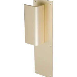 Hoppe Plaque de porte palière - Borgne - Verona - et cie - Argent