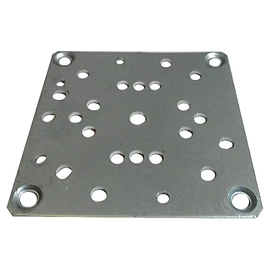 Zurfluh-Feller PLAQUE SUPPORT 100X100 ep 2.5 UNIVERSELLE