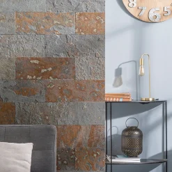 Plaquette de parement Baya ardoise multicolore-Lithos New