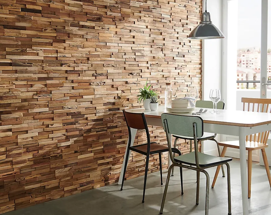 Plaquette de parement Colorado bois 18cm x 54.5cm (vendu à la pièce)