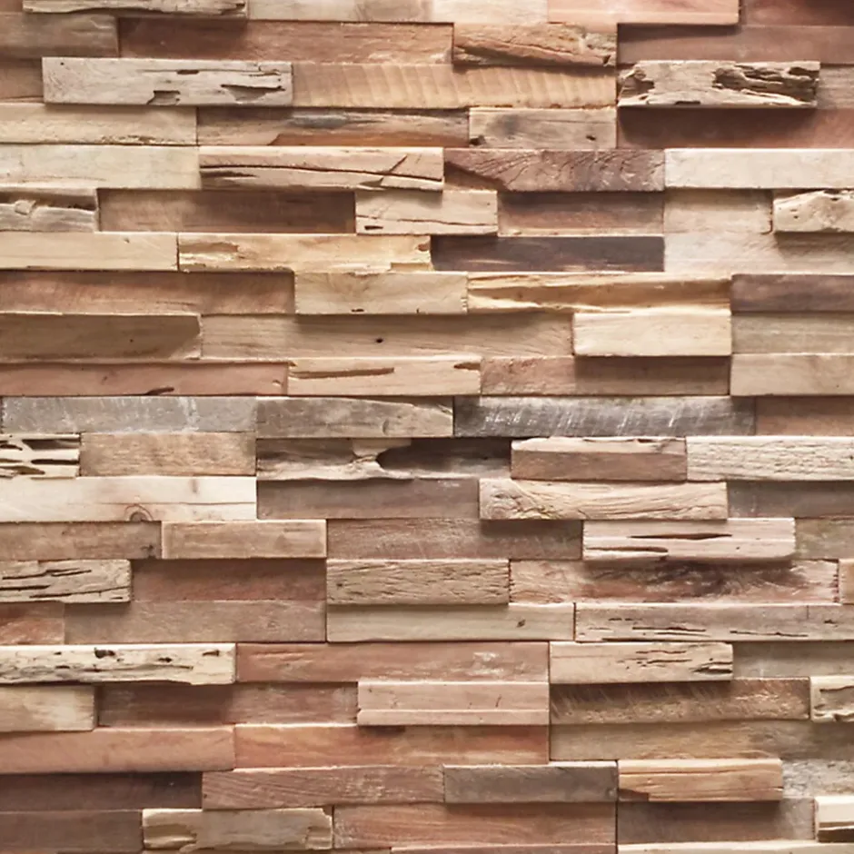 Plaquette de parement Colorado bois 18cm x 54.5cm (vendu à la pièce)