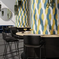 Plaquette de parement effet 3D - VEKTOR WHITE - - 0,27m² - intérieur-Modulo Best