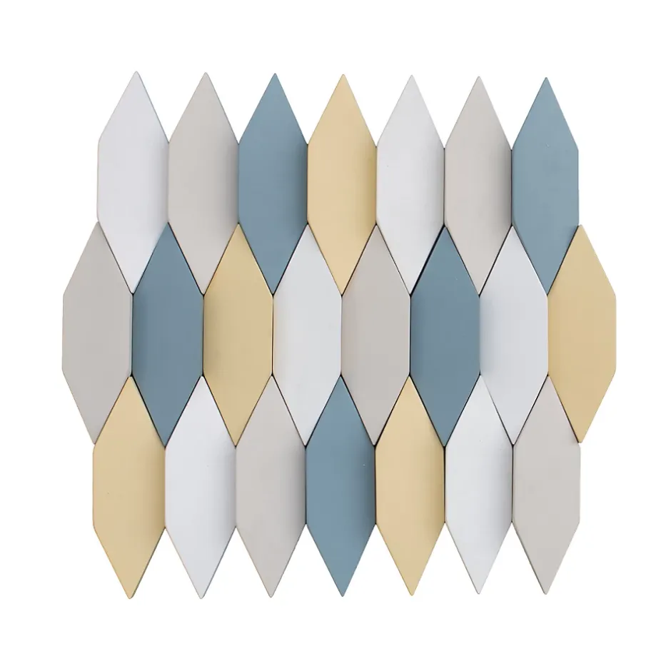 Plaquette de parement effet 3D - VEKTOR WHITE - - 0,27m² - intérieur-Modulo Best