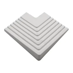 Modulo Plaquette de parement effet 3D - NAVARO WHITE - - 0,53m² - intérieur