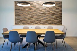 Wwd Plaquette de parement en bois effet 3D SELECTIO - Bois récupéré - 72 x 10cm - 14 panneaux - 1m²