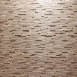 Plaquette de parement en bois massif effet 3D ACE - Chêne - 72 x 10cm - 14 panneaux - 1m²-Wwd Hot