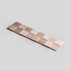 Plaquette de parement en bois massif effet 3D CHESS - Chêne - 60 x 15 cm - 33 panneaux - 3m²-Wwd Sale