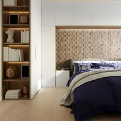 Plaquette de parement en bois massif effet 3D CHESS - Chêne - 60 x 15 cm - 33 panneaux - 3m²-Wwd Sale