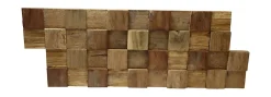 Plaquette de parement intérieur Ultrawood Square bois coloris naturel (vendu à la pièce)- Online