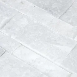 Casa Linéa PLAQUETTE DE PAREMENT MARBRE BLANC CASA LINEA 15X45X1,7