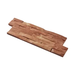 Plaquette de parement mural décoratif en bois - 1-1,8 x 18 x 49,5 cm - Aspect Brut-Woodbord Best