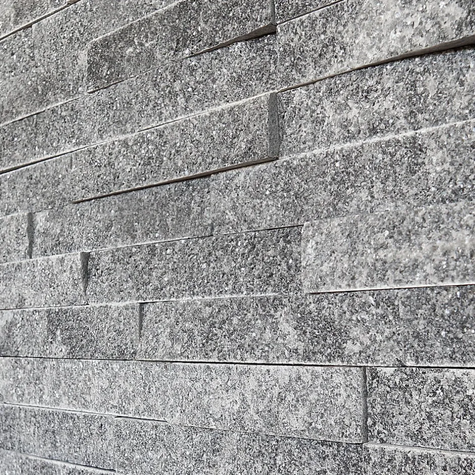 Modulo Plaquette de parement pierre naturelle - NATIMUR MINERAL GREY - - 0,468m² - intérieur/extérieur