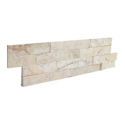 Modulo Plaquette de parement pierre naturelle - NATIMUR CREAM - - 0,47m² - intérieur/extérieur