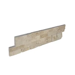 Plaquette de parement pierre naturelle - NATIMUR PANTEON TRAVERTIN - - 0,556m² - intérieur/extérieur-Modulo Clearance