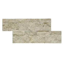 Plaquette de parement pierre naturelle et travertin mix gris-Casa Linea