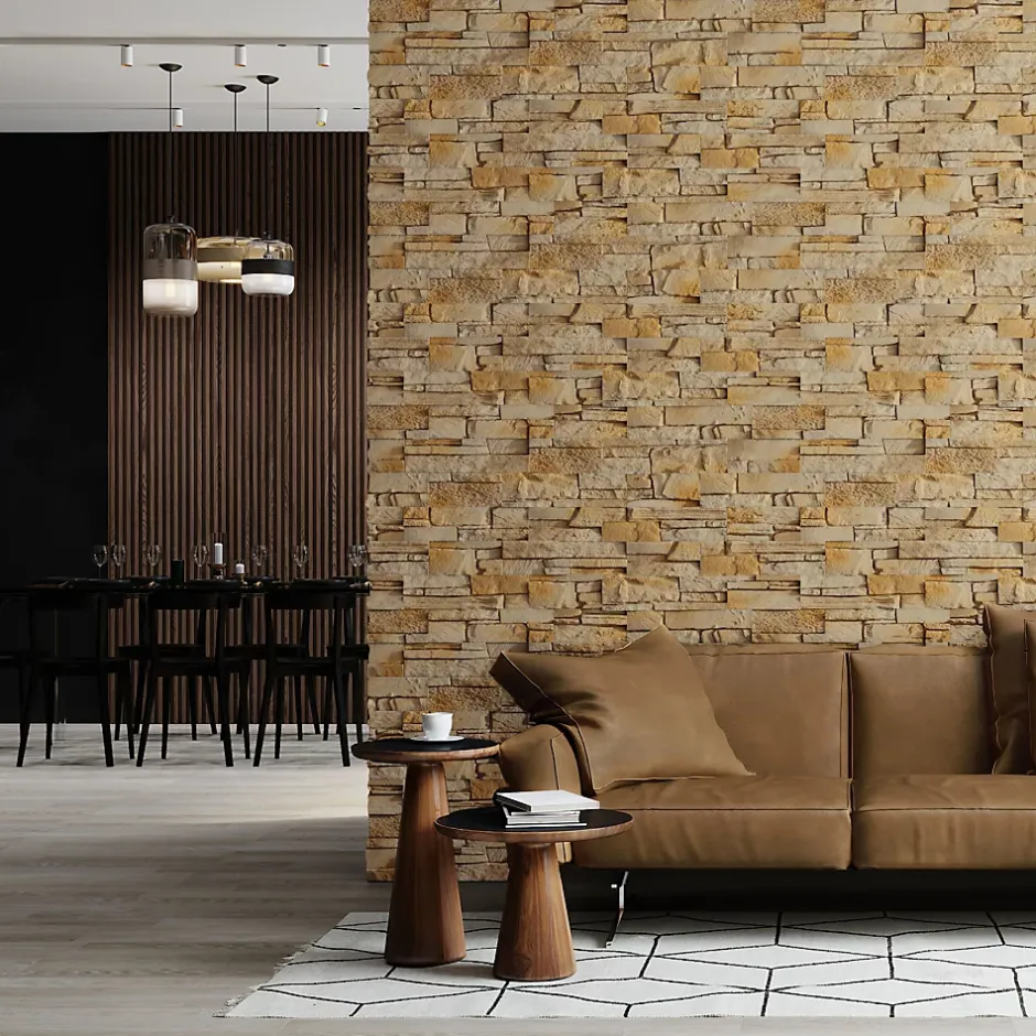 Stegu Plaquette de parement plâtre Istria (vendue au carton)