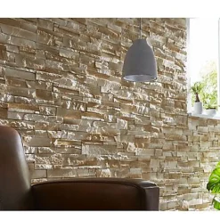 Stegu Plaquette de parement plâtre Istria (vendue au carton)