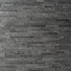 Plaquette de parement Slim 2 pierre naturelle noire (vendue au carton)