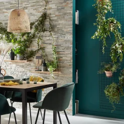 Plaquette de parement Slim 2 pierre naturelle beige rosé (vendue au carton)- Sale