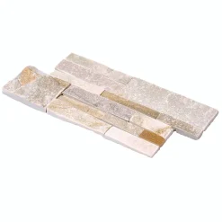 Plaquette de parement Slim Multiformat pierre naturel beige rosée-Lithos