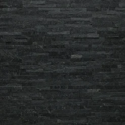 Plaquette de parement Snow black pierre naturelle (vendue au carton)- Clearance