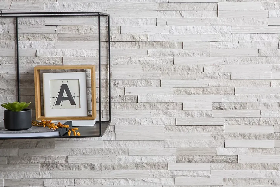 Plaquette de parement Zephyr pierre naturelle beige (vendue au carton)- Outlet