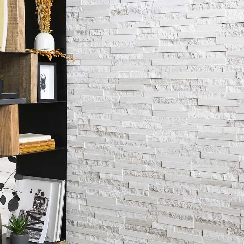 Plaquette de parement Zephyr pierre naturelle beige (vendue au carton)- Outlet