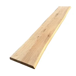 Plateau banc Chêne Pré-huilé Bords Naturels, L.200 cm x l.35 cm, Ep. 40 mm-Wood&Sens Online
