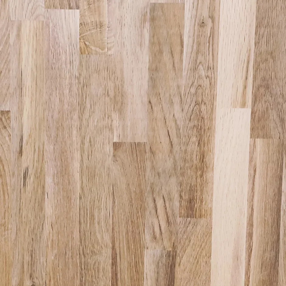 Plateau chêne massif lamellé collé abouté 1600 x 800 x 22 mm-Forestea