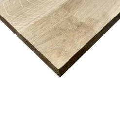 Wood&Sens Plateau de Table Chêne Massif Abouté, L.160 cm x l.80 cm, Ep. 22 mm