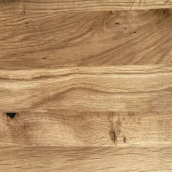 Wood&Sens Plateau de Table Chêne Rustique Pré-huilé Bord Naturel, L.120 cm x l.60 cm, Ep.27 mm