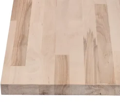 Plateau en bouleau massif 80 x 160 cm, ép.27 mm