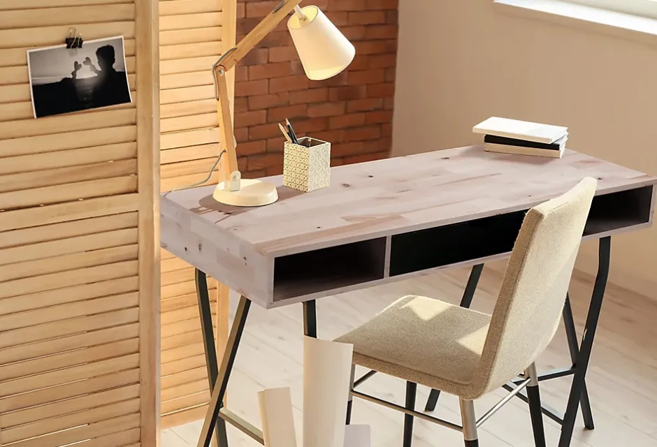 Plateau en bouleau massif 80 x 120 cm, ép.27 mm- Clearance