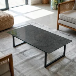 Plateau en verre trempé 100x50 cm Texture de pierre naturelle-Tulup Online