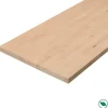Plateau hêtre massif lamellé collé abouté 1200 x 800 x 18 mm-Forestea