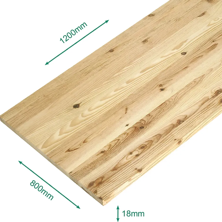 Forestea Plateau pin massif lamellé collé abouté rustique 1200 x 800 x 18 mm