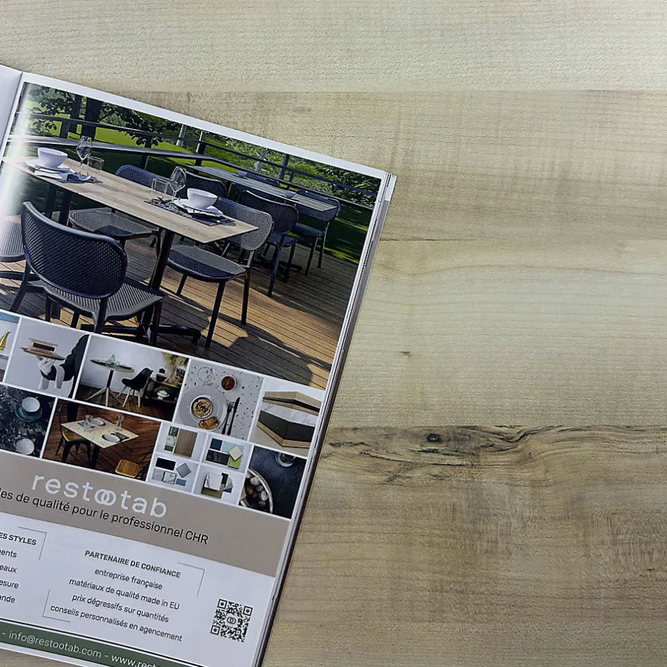 Plateau rond 70cm decor erable kanaka --Restootab Sale