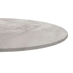 Restootab Plateau rond 90cm decor marbre perla -