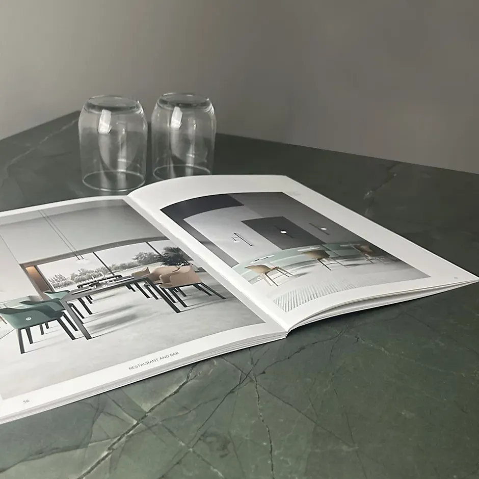 Plateau rond 70cm decor marbre jade chants laiton --Restootab Clearance