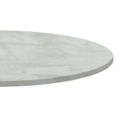 Plateau rond 90cm decor marbre pokhara --Restootab Online