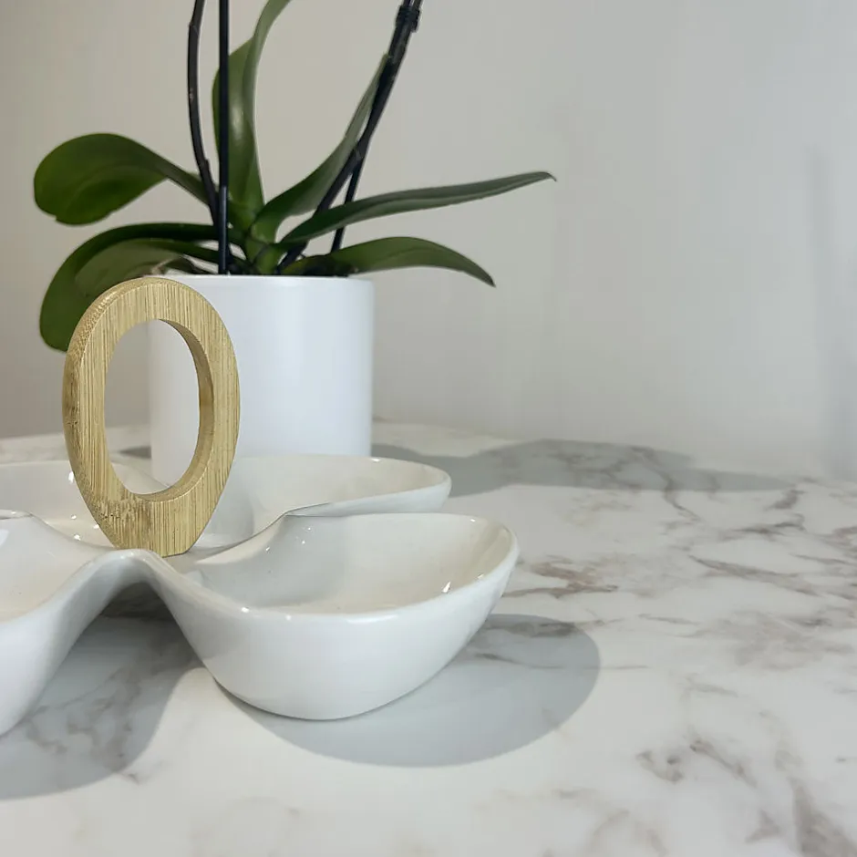 Plateau rond 90cm decor marbre olympo chants laiton --Restootab Sale