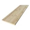 Plateau table bois massif Pin Rustique L.200 X l.60 cm, Ep.34 mm-Wood&Sens Outlet
