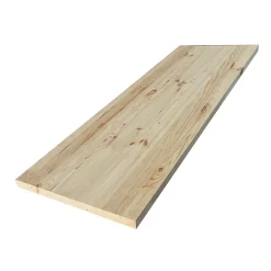 Plateau table bois massif Pin Rustique L.200 X l.60 cm, Ep.34 mm-Wood&Sens Outlet