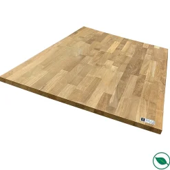 Forestea Plateau teck massif lamellé collé abouté 1200 x 800 x 25 mm