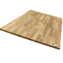 Forestea Plateau teck massif lamellé collé abouté 1200 x 800 x 25 mm