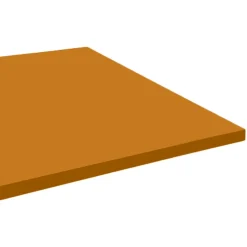 Plateau 70x70 couleur ocre maggese --Restootab Clearance
