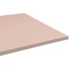 Restootab Plateau 90x90 couleur rose bourbon -