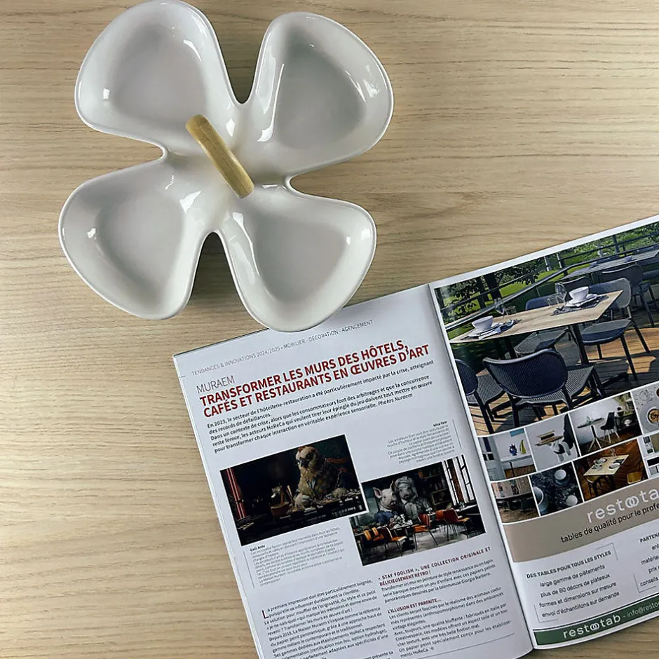 Restootab Plateau 90x90 decor chene alba -