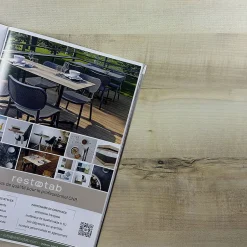 Plateau 120x70 decor erable kanaka --Restootab Sale